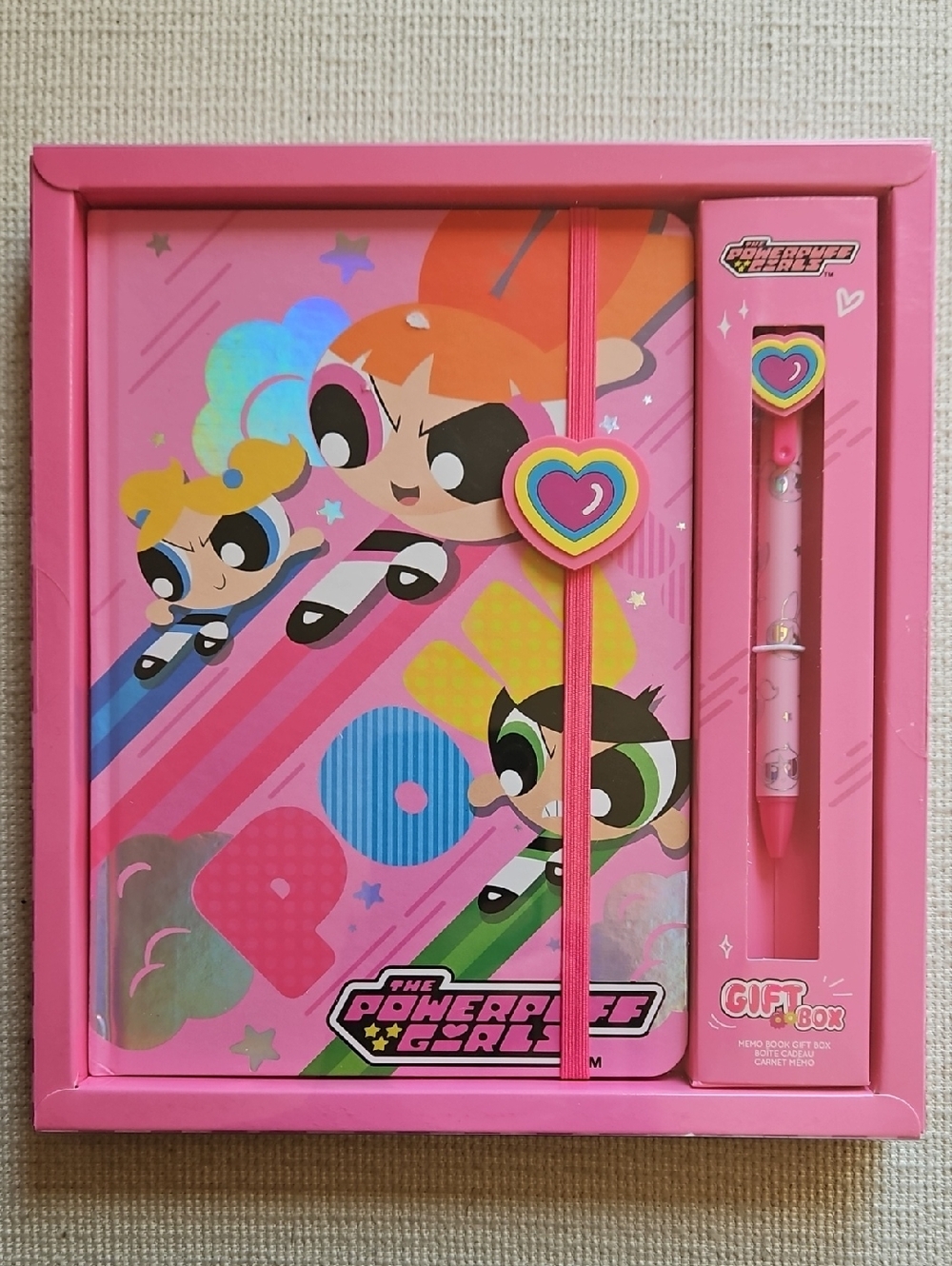Powerpuff Girls Pink Journal & Pen